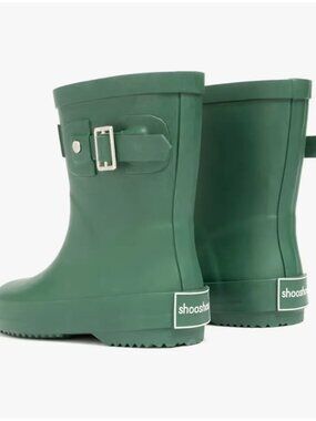 Kids - 2 & 9 - NIB Shooshoos Wellington Rainboot Sorin Green